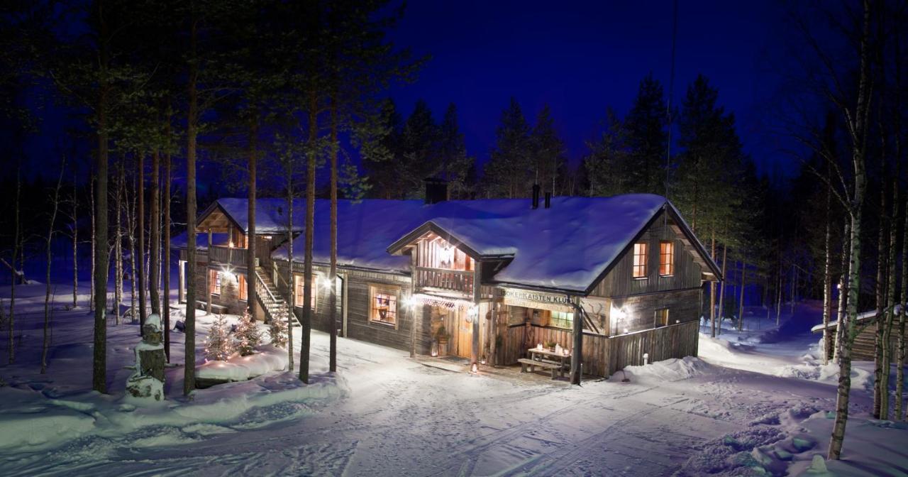 Isokenkaisten Klubi - Wilderness Lodge Kiviperä Exteriör bild