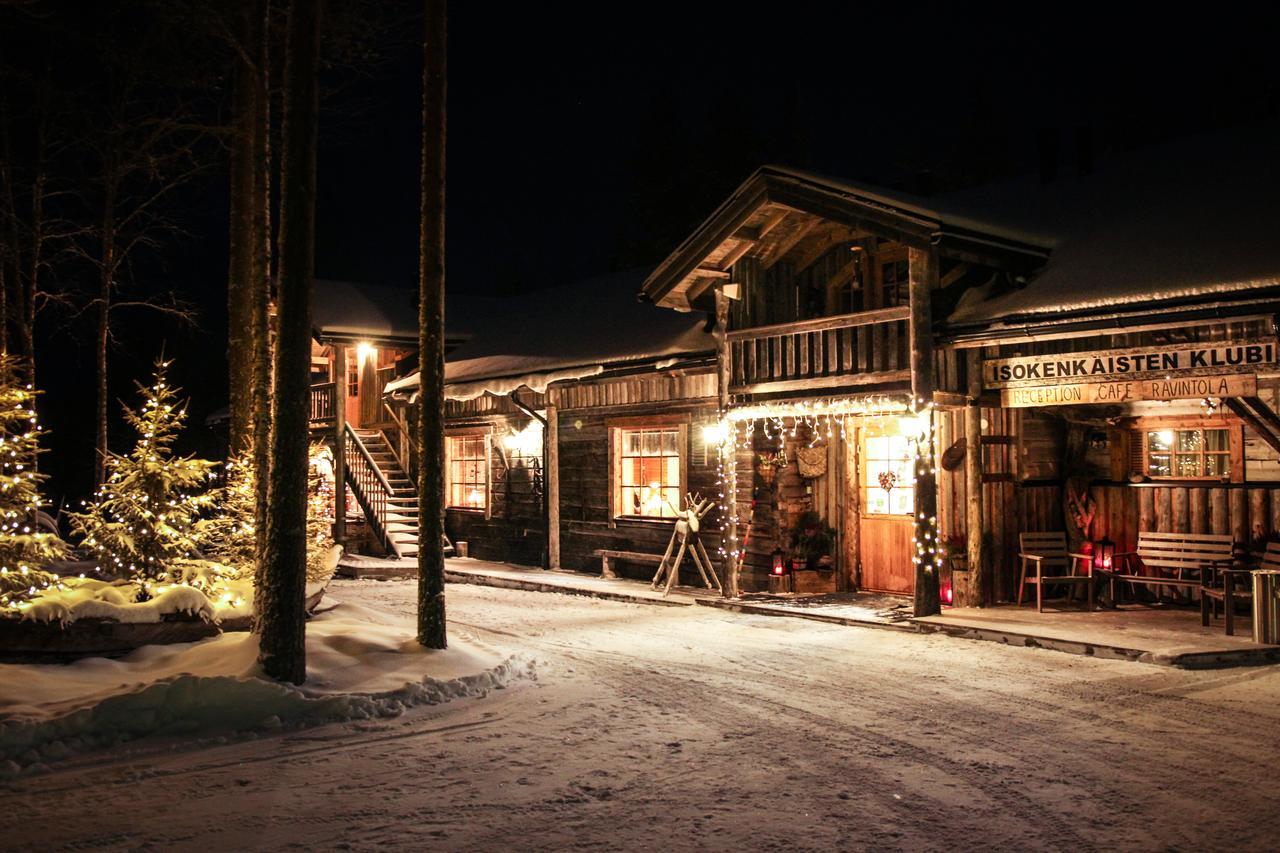 Isokenkaisten Klubi - Wilderness Lodge Kiviperä Exteriör bild